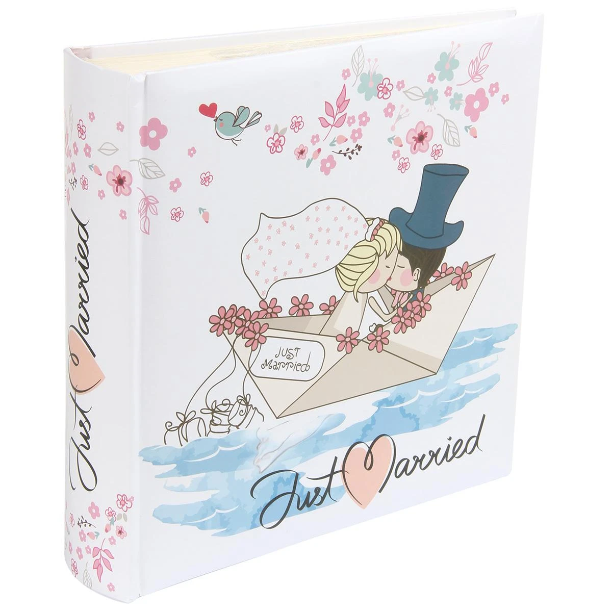 Фотоальбом 100ф 15X21см, бум.карм.с мемо, книжн.пер-т. 70839/LM-6R100CPPBB