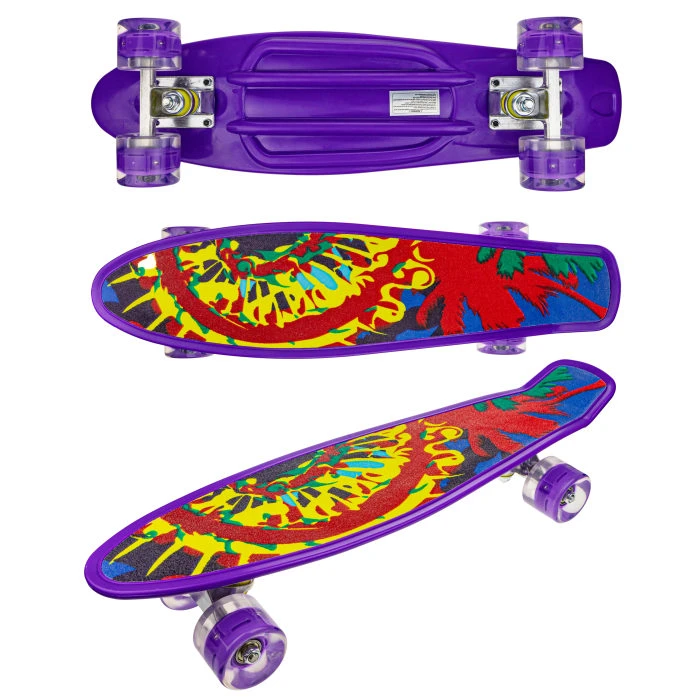 Скейт Navigator пласт. кол.PU со светом 60х45мм, алюм.траки, 56х15х9,5см. Скейт Navigator пласт. кол.PU со светом 60х45мм, алюм.траки, 56х15х9,5см.