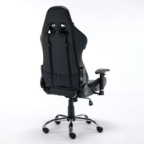 Кресло компьютерное BRABIX "Lumen GM-150 RGB", подсветка, две подушки,