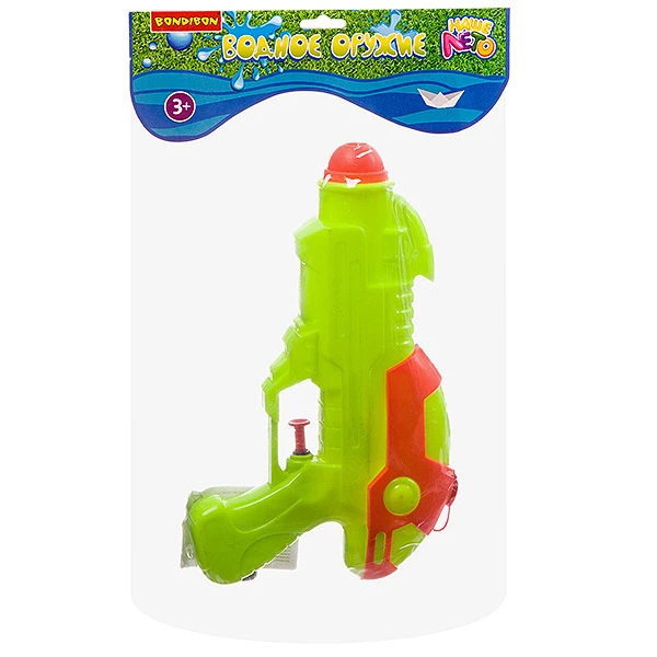 Водный пистолет Bondibon "Наше Лето", РАС 16,5х28х5 см, 3 вида,