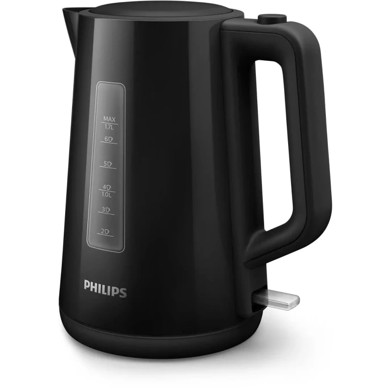 Чайник PHILIPS, мощность 2200Вт, объем 1,7л., пластик, черный