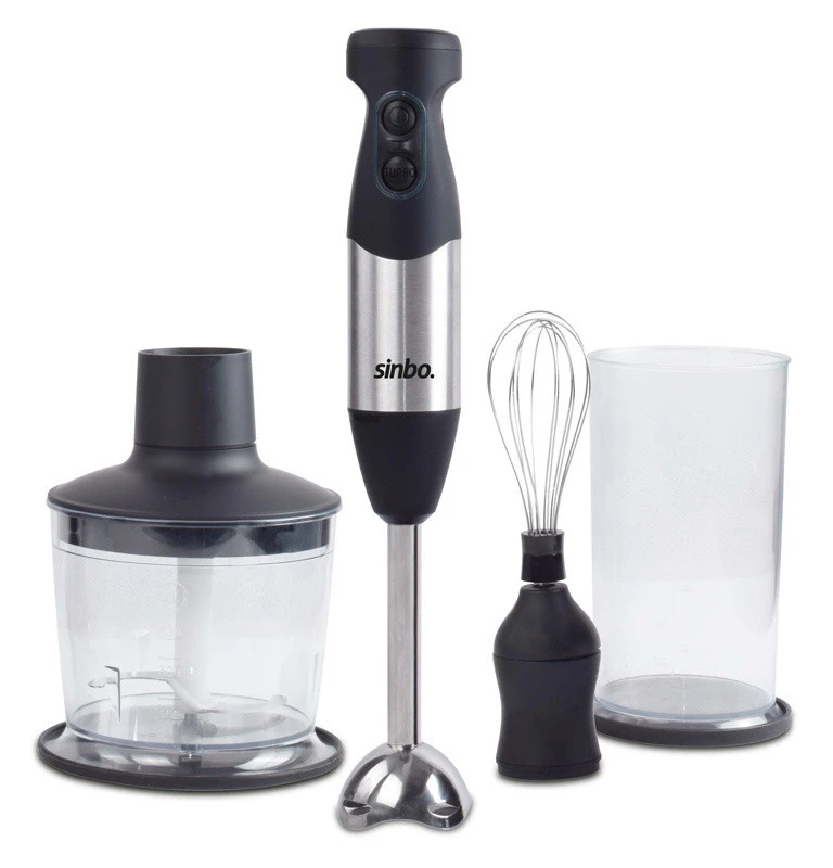 Блендер погружной Sinbo, 850 Вт, стальной/черный