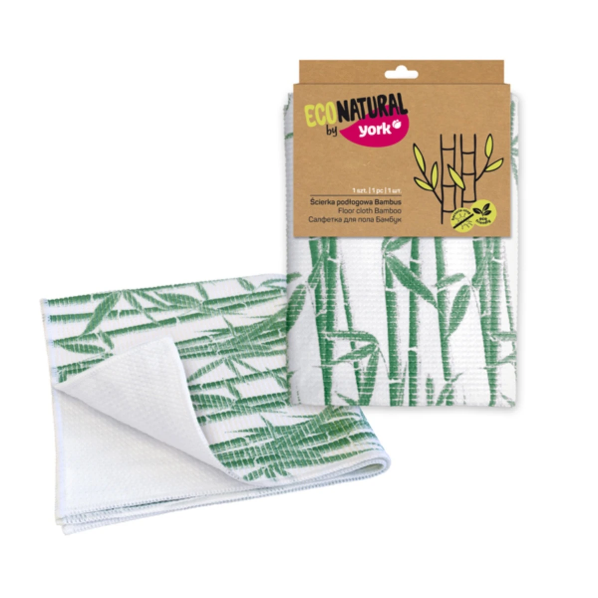 Салфетка для пола БАМБУК ЭКО Натурал 1 штука Салфетка для пола БАМБУК ЭКО Натурал 1 штука
