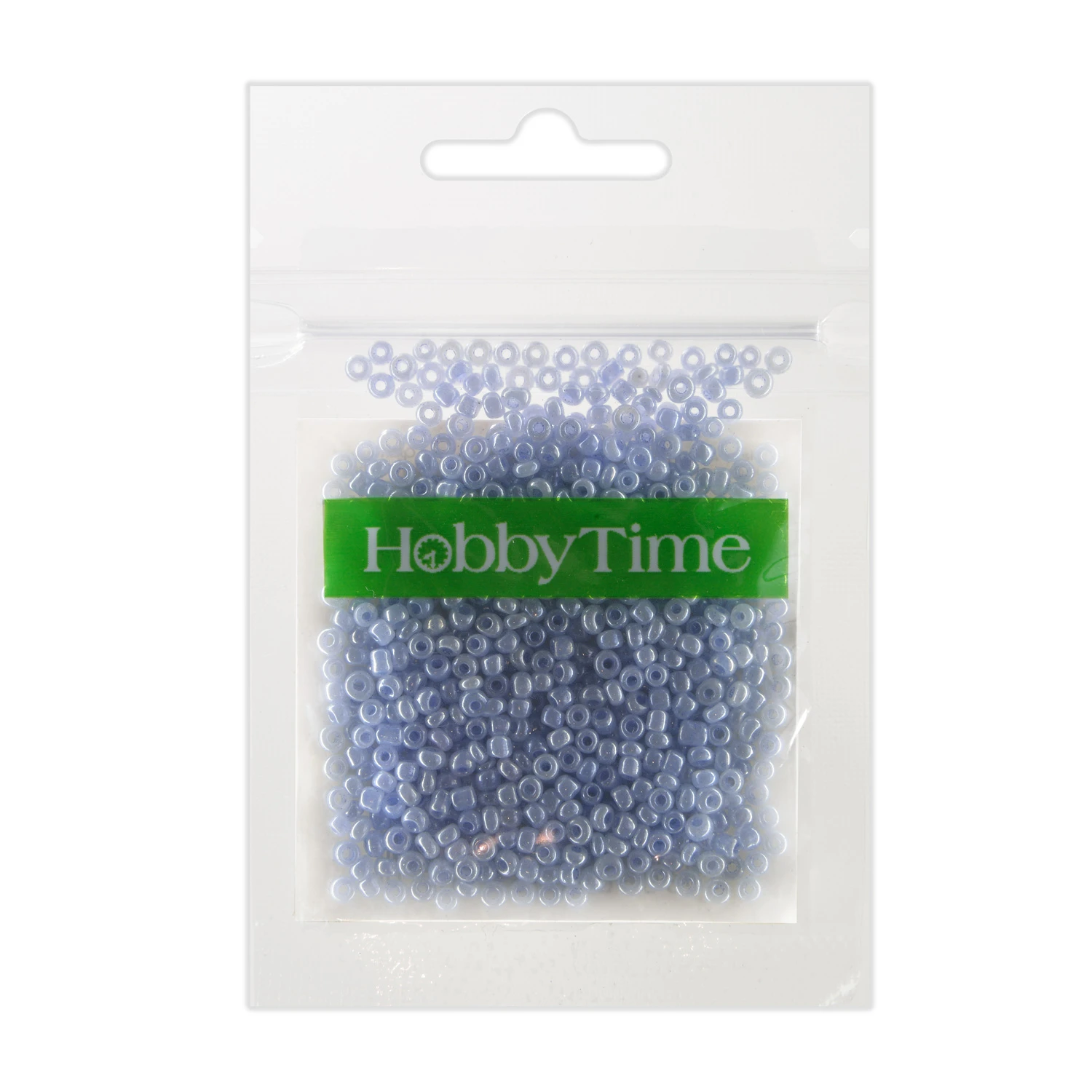 БИСЕР КРУГЛЫЙ ЖЕМЧУЖНЫЙ ПАСТЕЛЬНЫЙ, 2 ММ, 10 ГР, СИНИЙ №5
