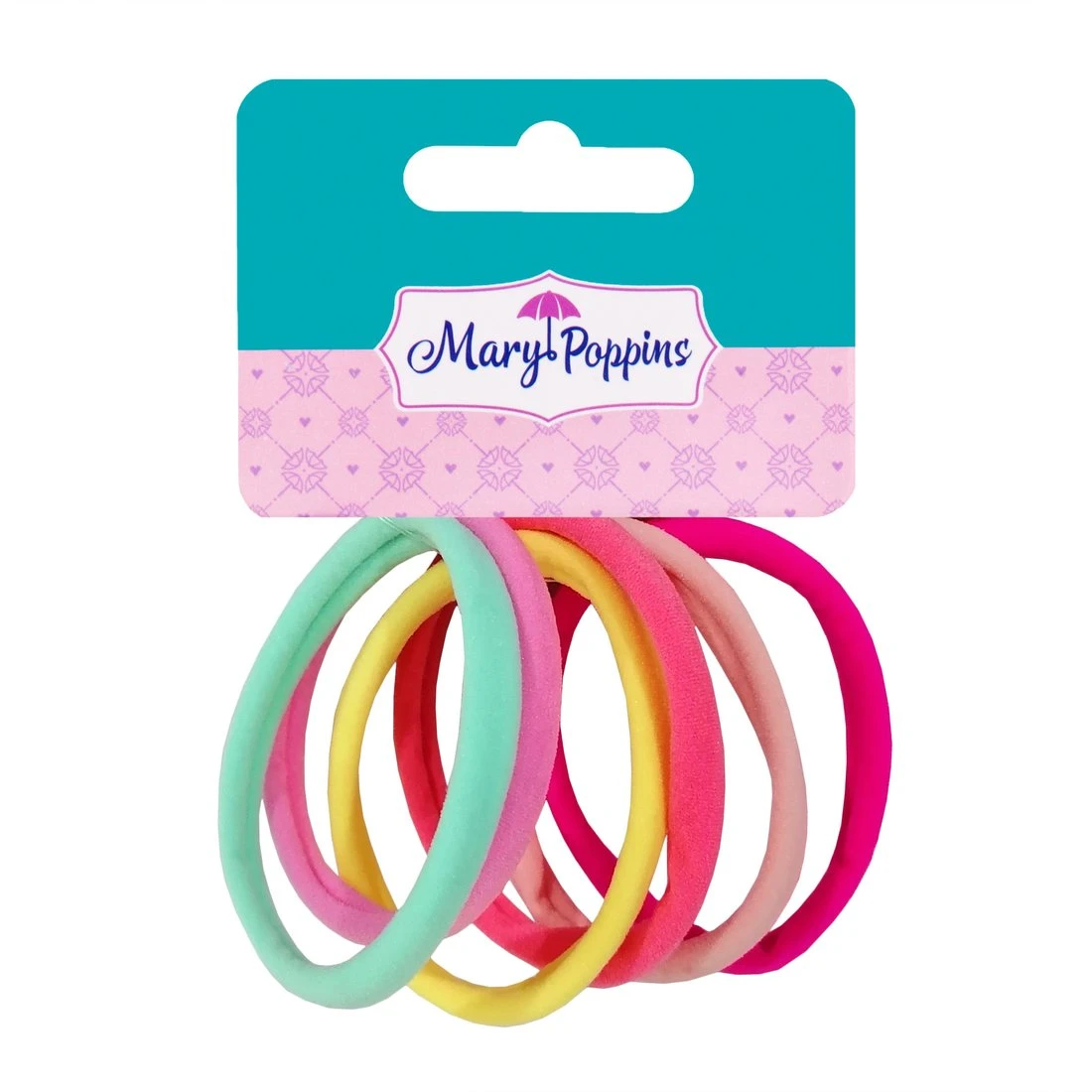 Набор резинок для волос "Мягкие", средние, 6 шт.