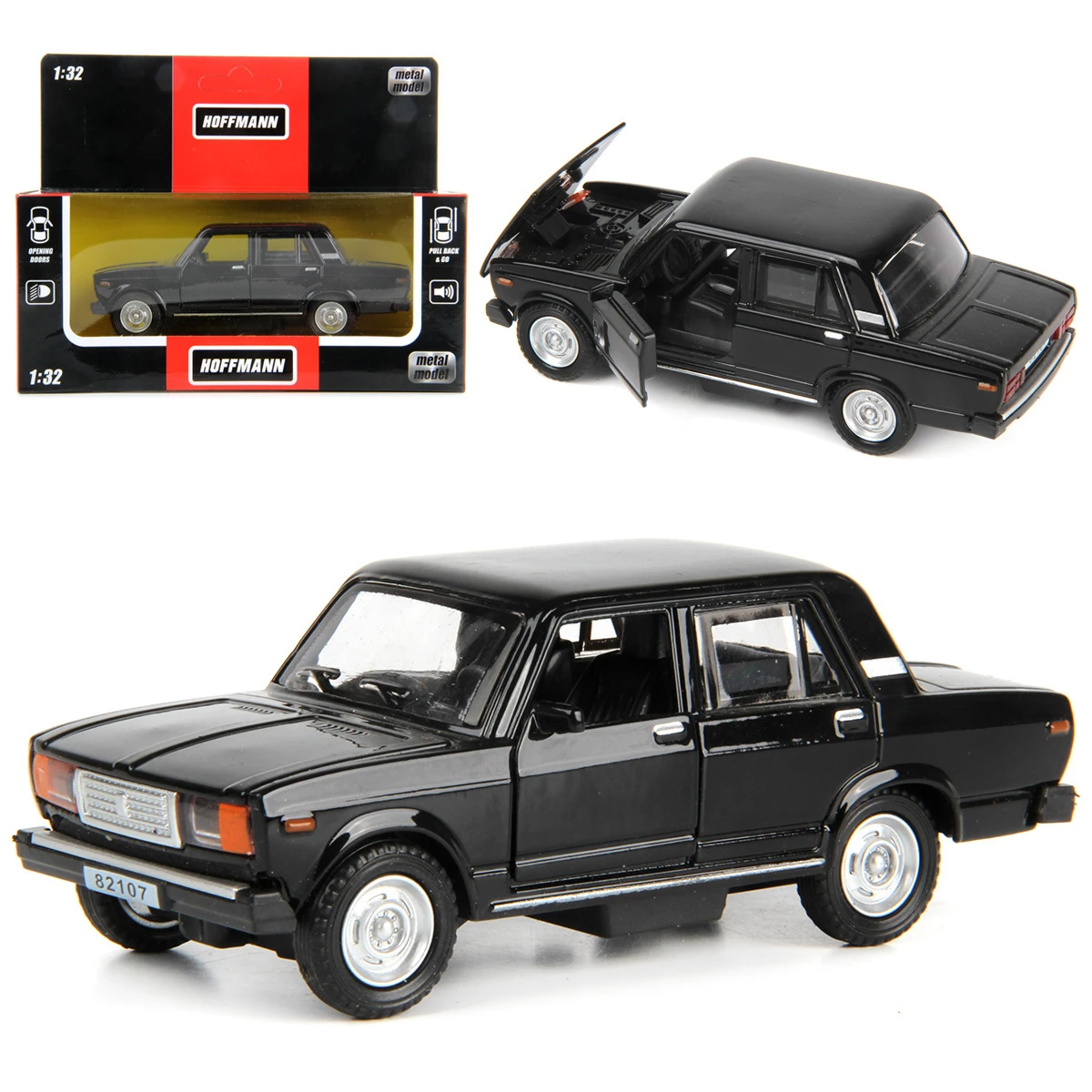 Машина металлическая РОССИЙСКИЙ АВТОПРОМ-7B 1:32, звук/свет, двери и капот Машина металлическая РОССИЙСКИЙ АВТОПРОМ-7B 1:32, звук/свет, двери и капот