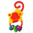 Погремушка «Обезьянка», цветные колечки