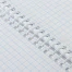 Блокнот А4, 80 листов на гребне Color Pattern, обложка мелованный картон,