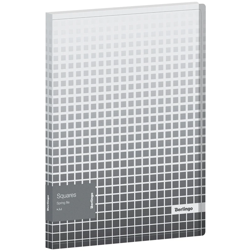 Папка с пружинным скоросшивателем Berlingo "Squares", 17мм, 600мкм, с