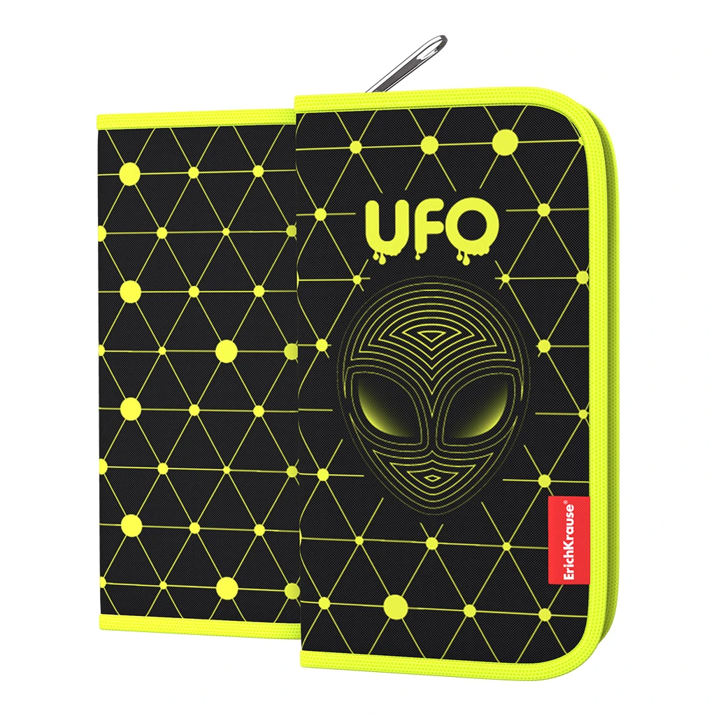 Пенал-книжка без наполнения ErichKrause® 110x205x25мм UFO