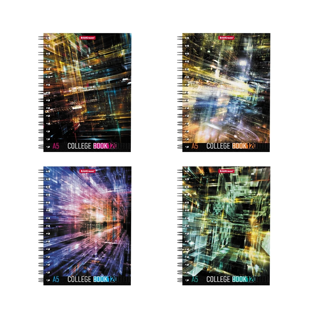 Тетрадь общая на спирали Erich Krause Матрица, А5, 120 листов, клетка, ламинация