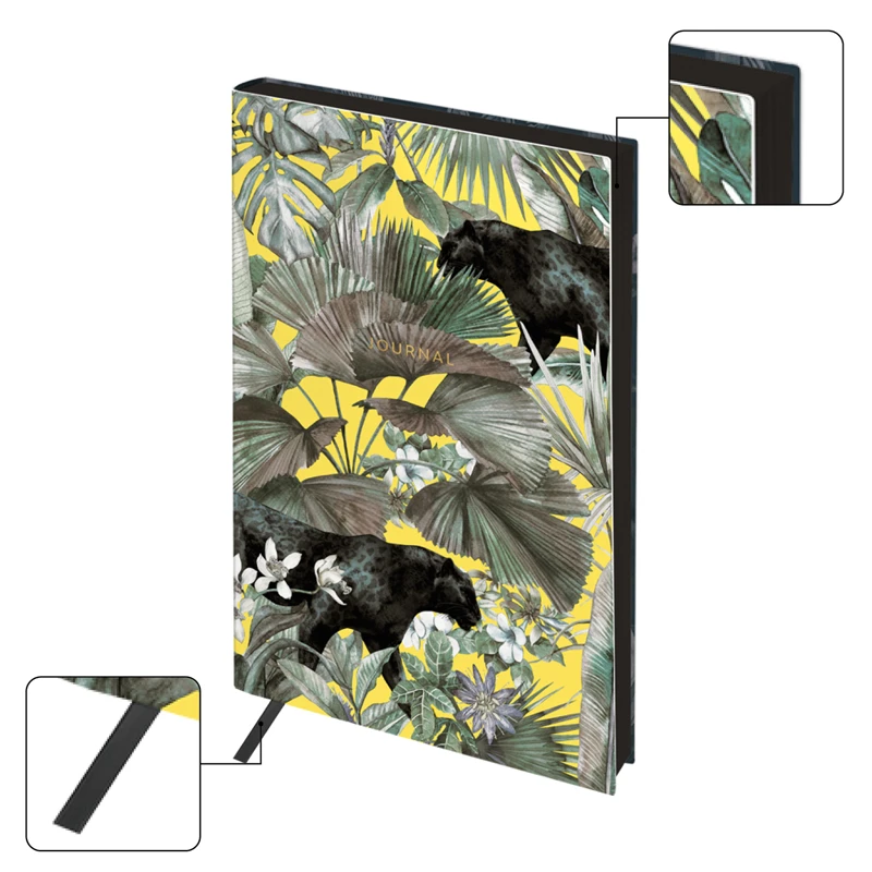 Ежедневник недатированный А5, 136л., кожзам, Greenwich Line "Jungle breath.