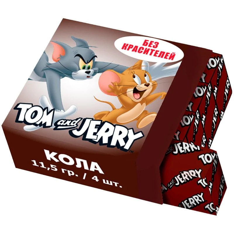 Жевательная конфета Tom&Jerry, кола, 11,5г. 70736
