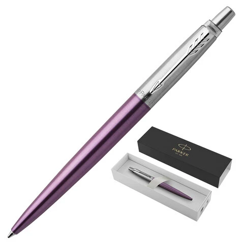 Ручка шариковая PARKER "Jotter Core Victoria Violet CT", корпус