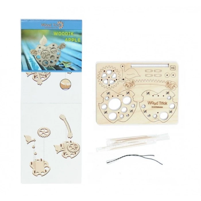 3D-пазл из дерева, Wood Trick, Вудик Яблоко