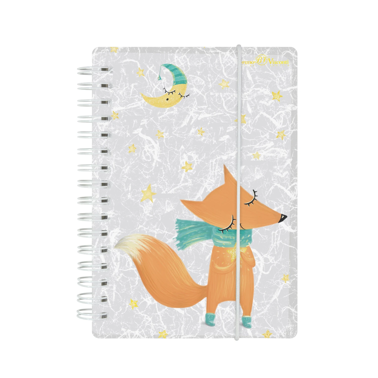 "CUTE JOURNAL" А6+,80 Л. НА ГРЕБНЕ С РЕЗИНКОЙ "ВОЛШЕБНЫЕ