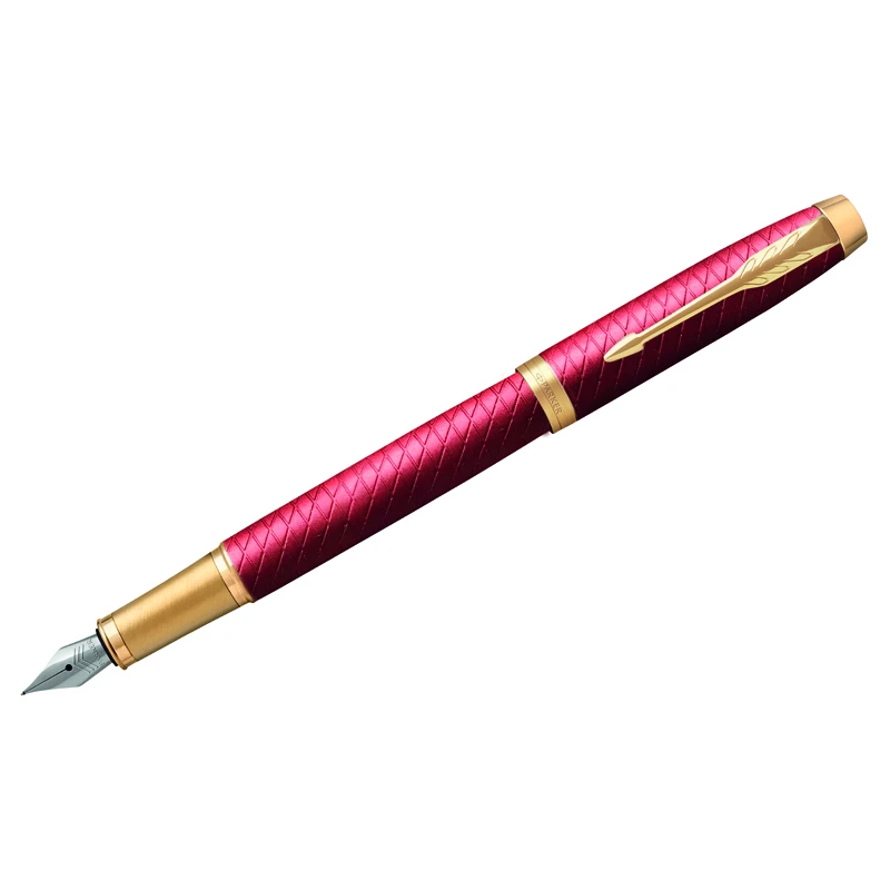 Ручка перьевая Parker "IM Premium Red GT" синяя, 0,8мм, подарочная