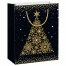 Пакет подарочный (1 штука) новогодний, 18х10х23 см, "Collection