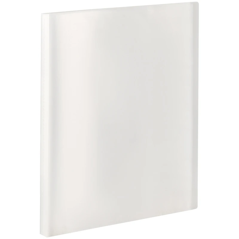 Папка с 40 вкладышами OfficeSpace, 21мм, 400мкм, серая полупрозрачная