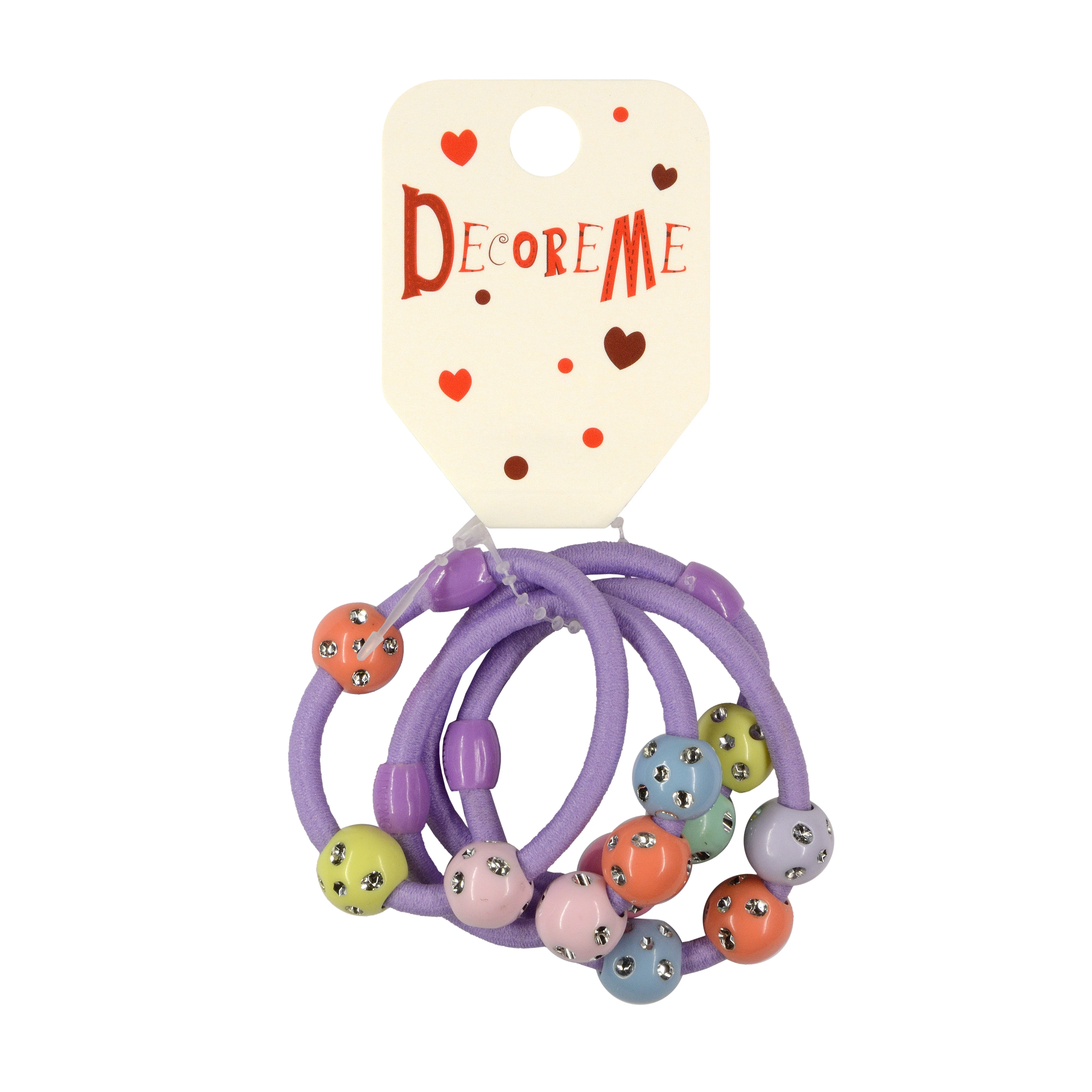 РЕЗИНКА ДЛЯ ВОЛОС 4 ШТ, 4 ЦВЕТА