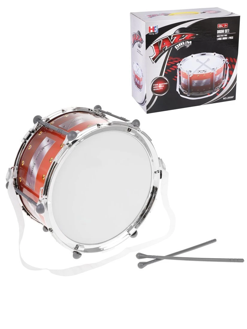 Музыкальная игрушка барабан, 2 палочки Музыкальная игрушка барабан, 2 палочки