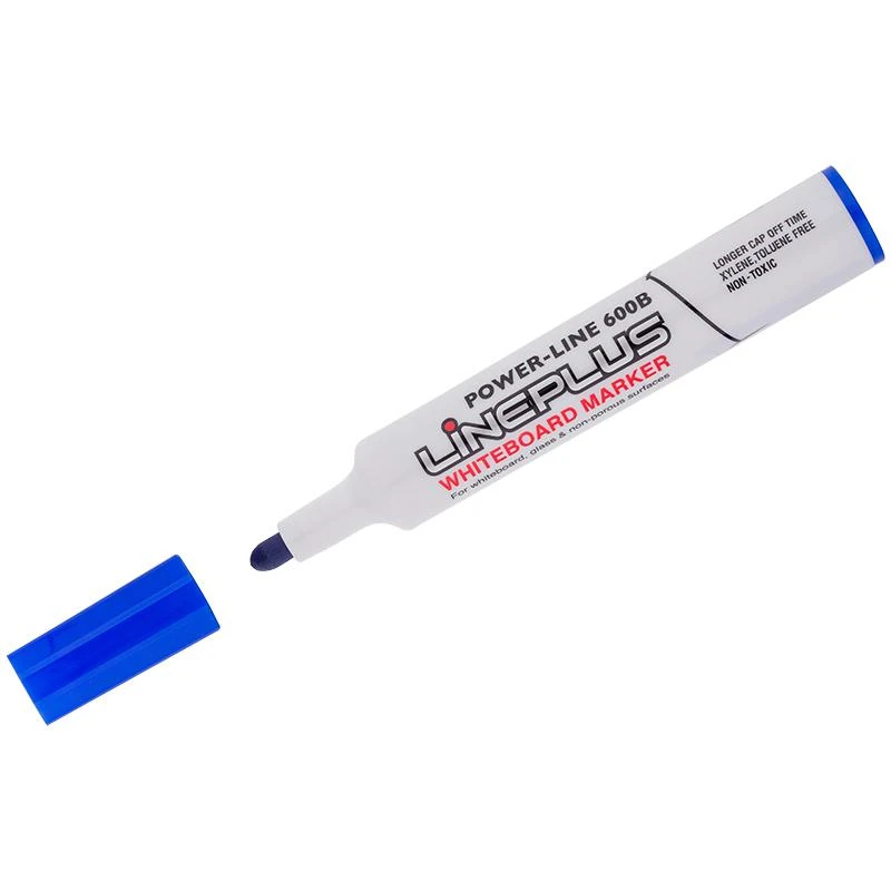 Маркер для белых досок "600B" синий, пулевидный, 2мм: WBM-600B штр.: Маркер для белых досок "600B" синий, пулевидный, 2мм: WBM-600B штр.: