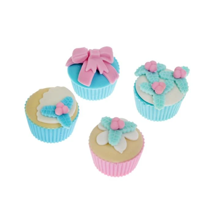 Набор ластиков фигурных "Пирожное/Мороженое ", 4 штуки, МИКС (штрихкод