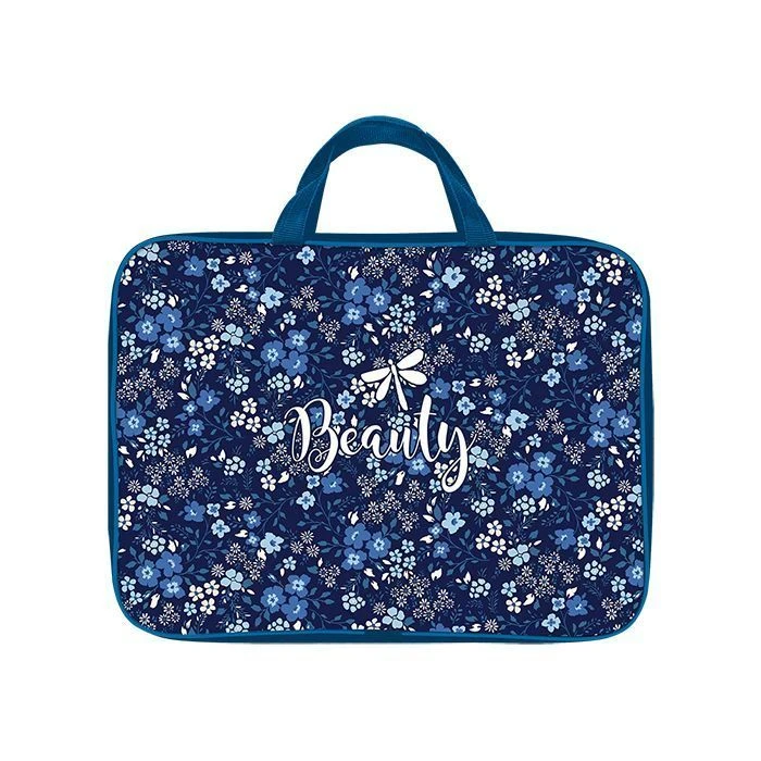 Папка для труда широкая А4 Schoolformat FLORAL PATTERM 350х265х60 ткань для