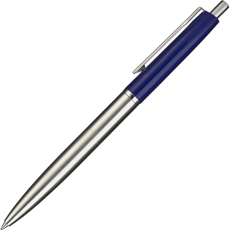 Ручка шариковая автоматическая КОМУС синяя, синие чернила 0,5 мм