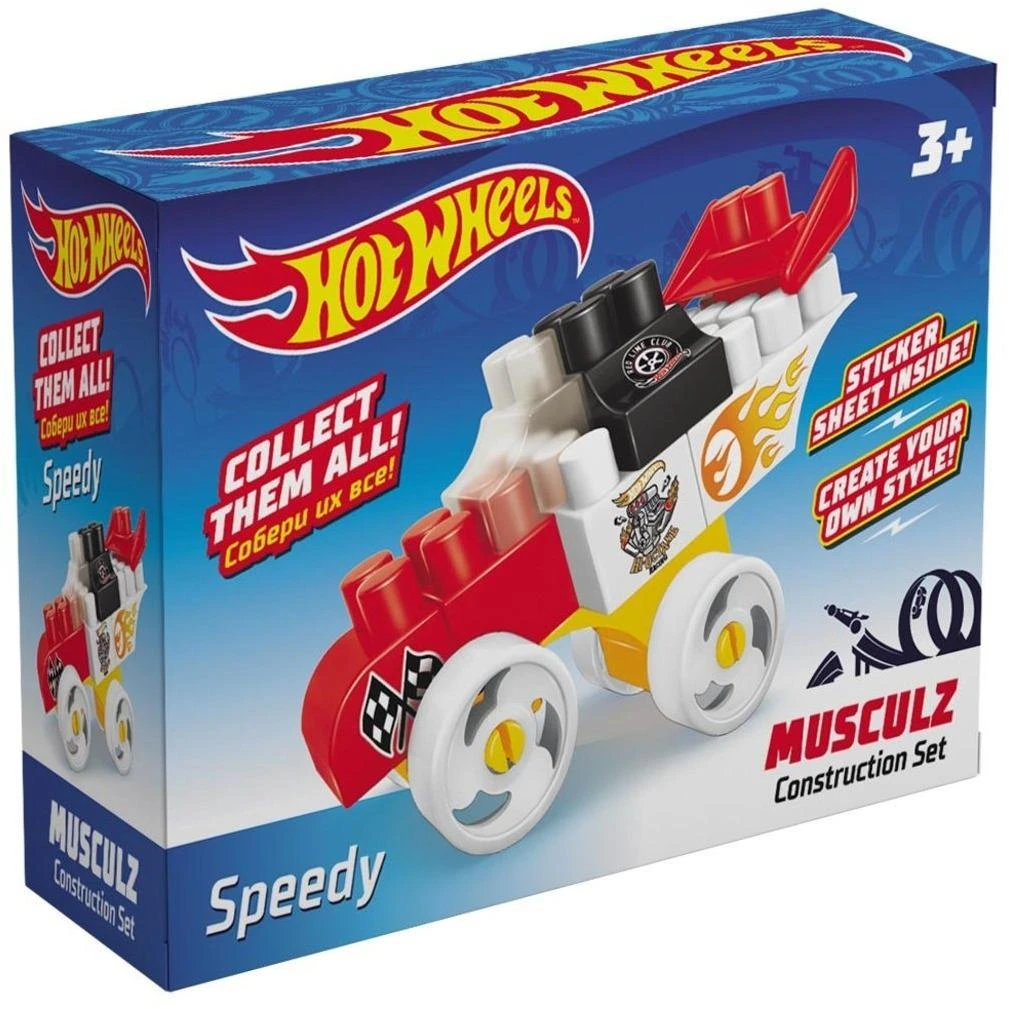 Конструктор Hot Wheels серия musculz Speedy, 16 эл. 709