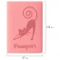 Обложка для паспорта STAFF, мягкий полиуретан, "Кошка", персиковая,