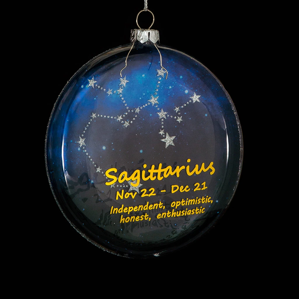 Украшение ErichKrause® Decor Стрелец медальон 10см, стекло