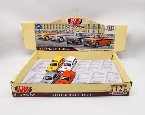 Машина металл ГАЗ-2401/2402 АВТОКЛАССИКА 12см, двер,баг,ин, ассорт, дисп.