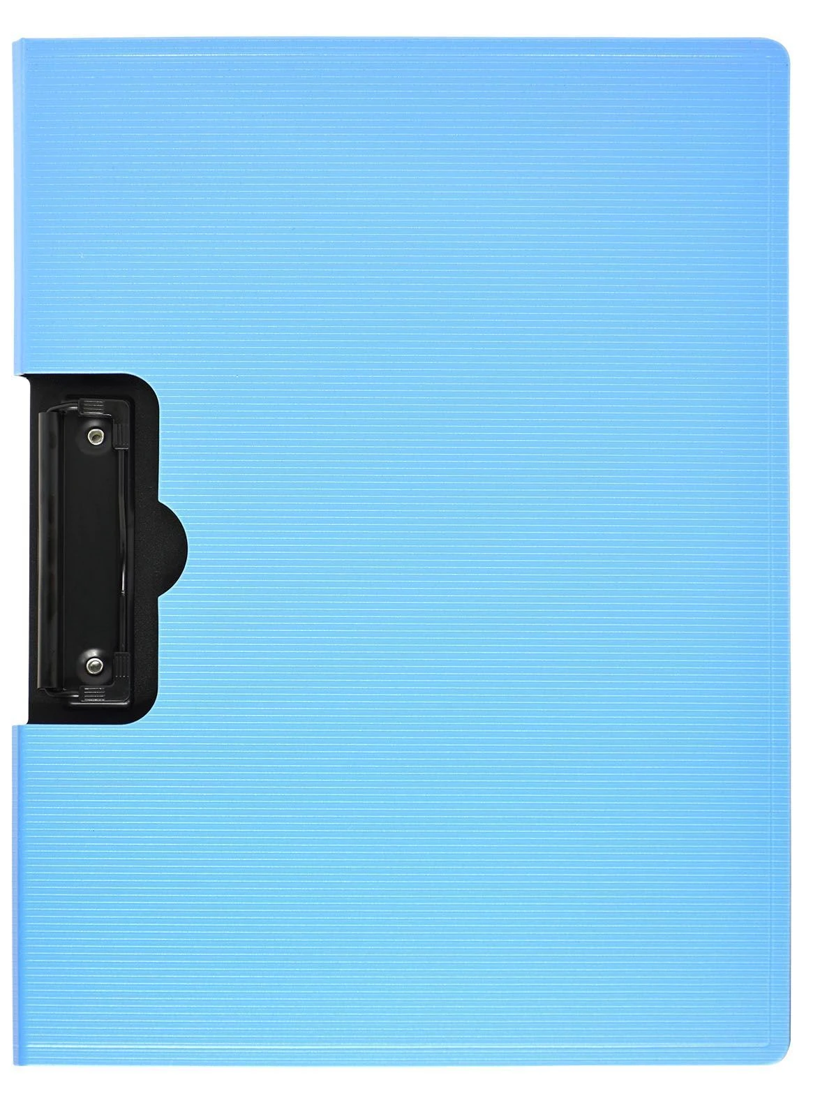 Планшет INFORMAT А4 гориз. черно-син. пластик с крышкой
