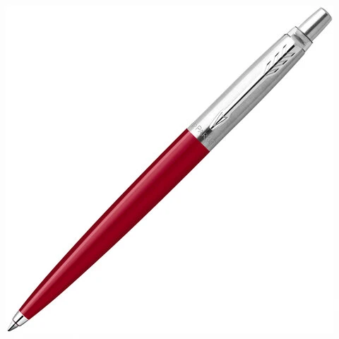 Ручка шариковая PARKER "Jotter Orig Red", корпус красный, детали