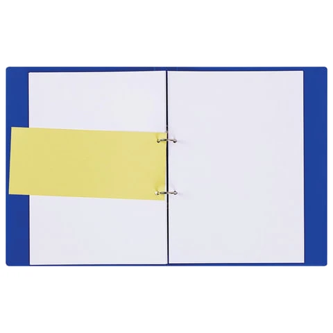 Разделители листов (полосы 230х105 мм) картонные, КОМПЛЕКТ 100 штук, голубые,