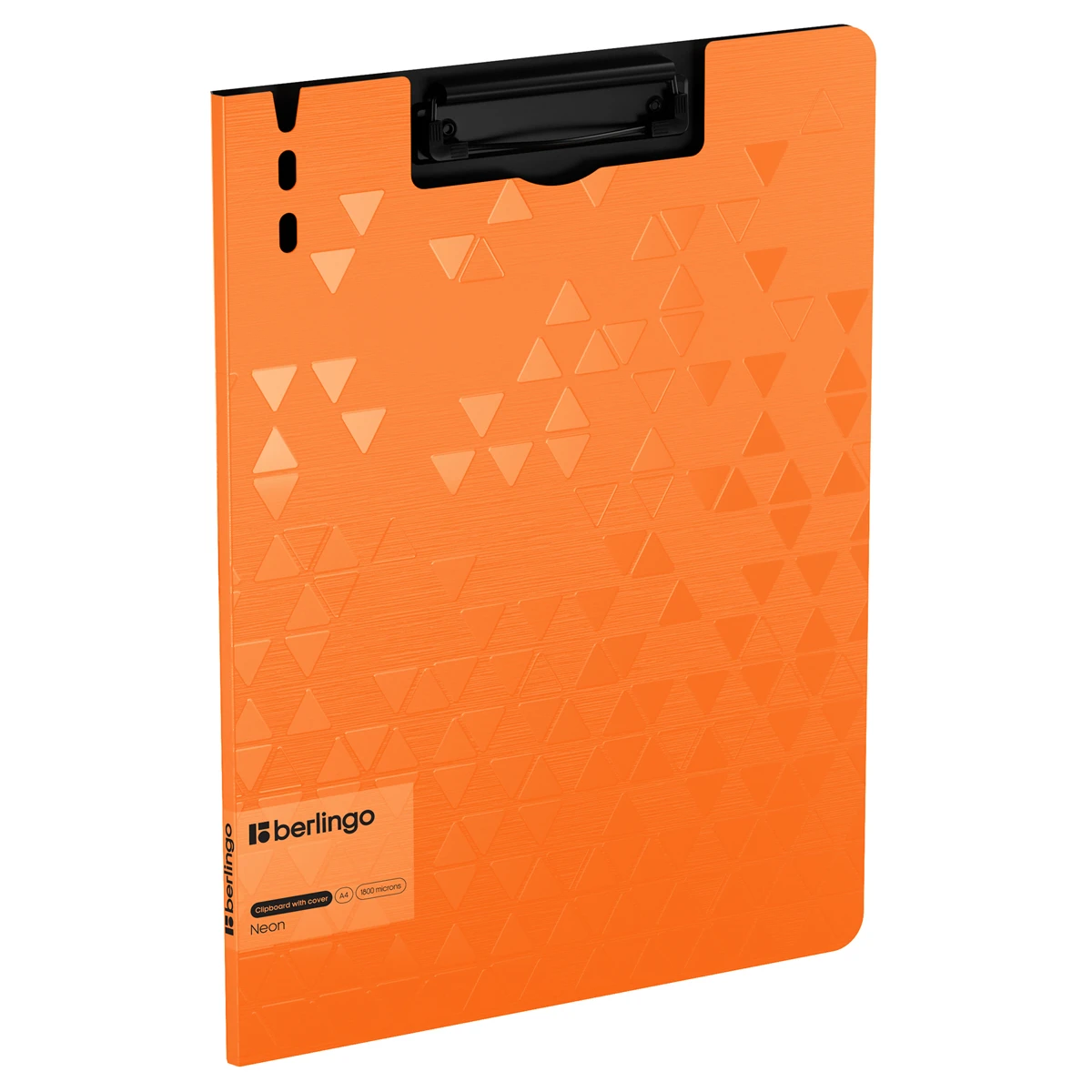 Папка-планшет с зажимом Berlingo "Neon" А4, пластик (полифом),