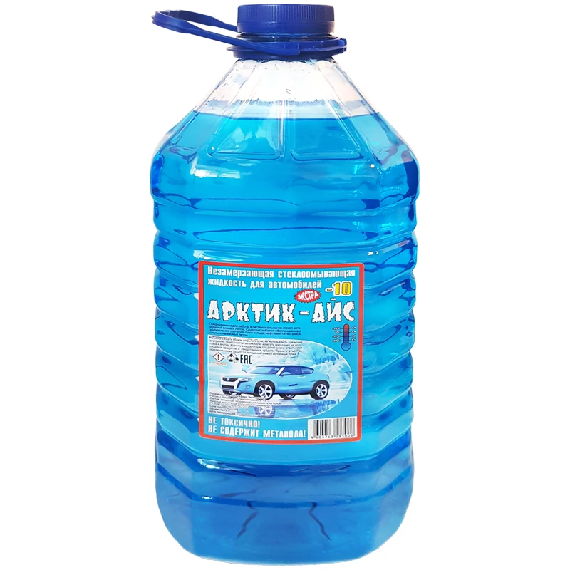 Жидкость незамерзающая для автомобилей "Арктик-Айс" - 10°С, 4л, ПЭТ