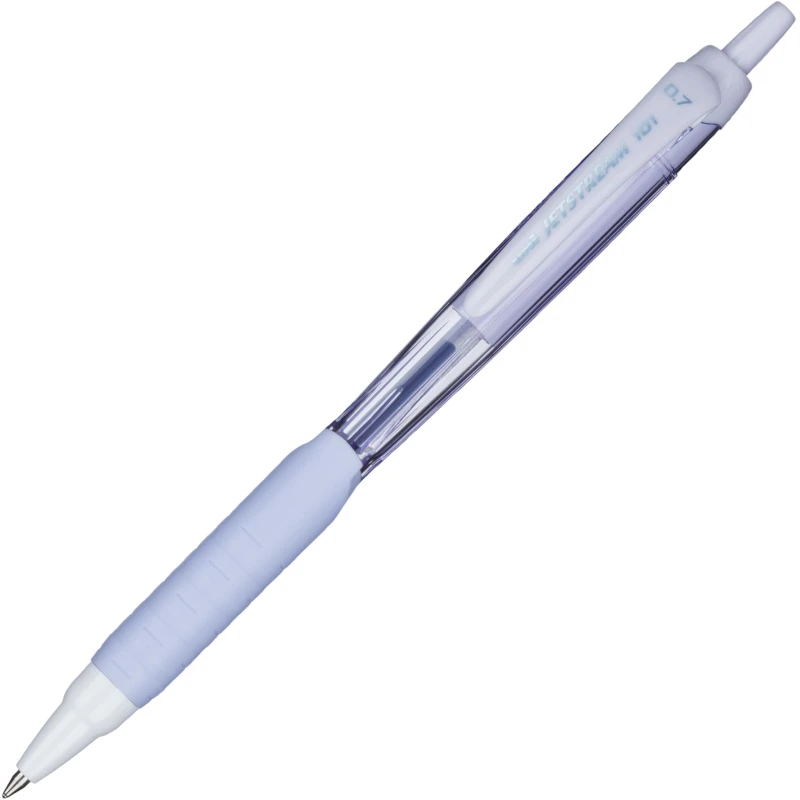 Ручка шариковая автоматическая UNI Jetstream, лавандовый корпус, 0,7мм, синяя