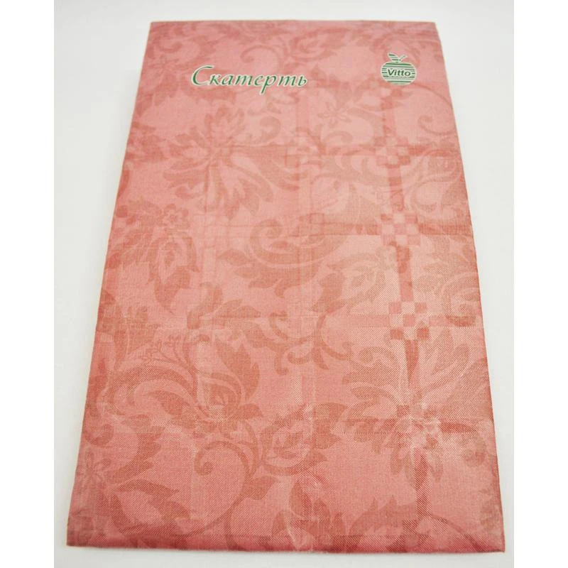 Скатерть бумажная Vitto Prestige 120*180 см бордо с полимер.покр. штр. 