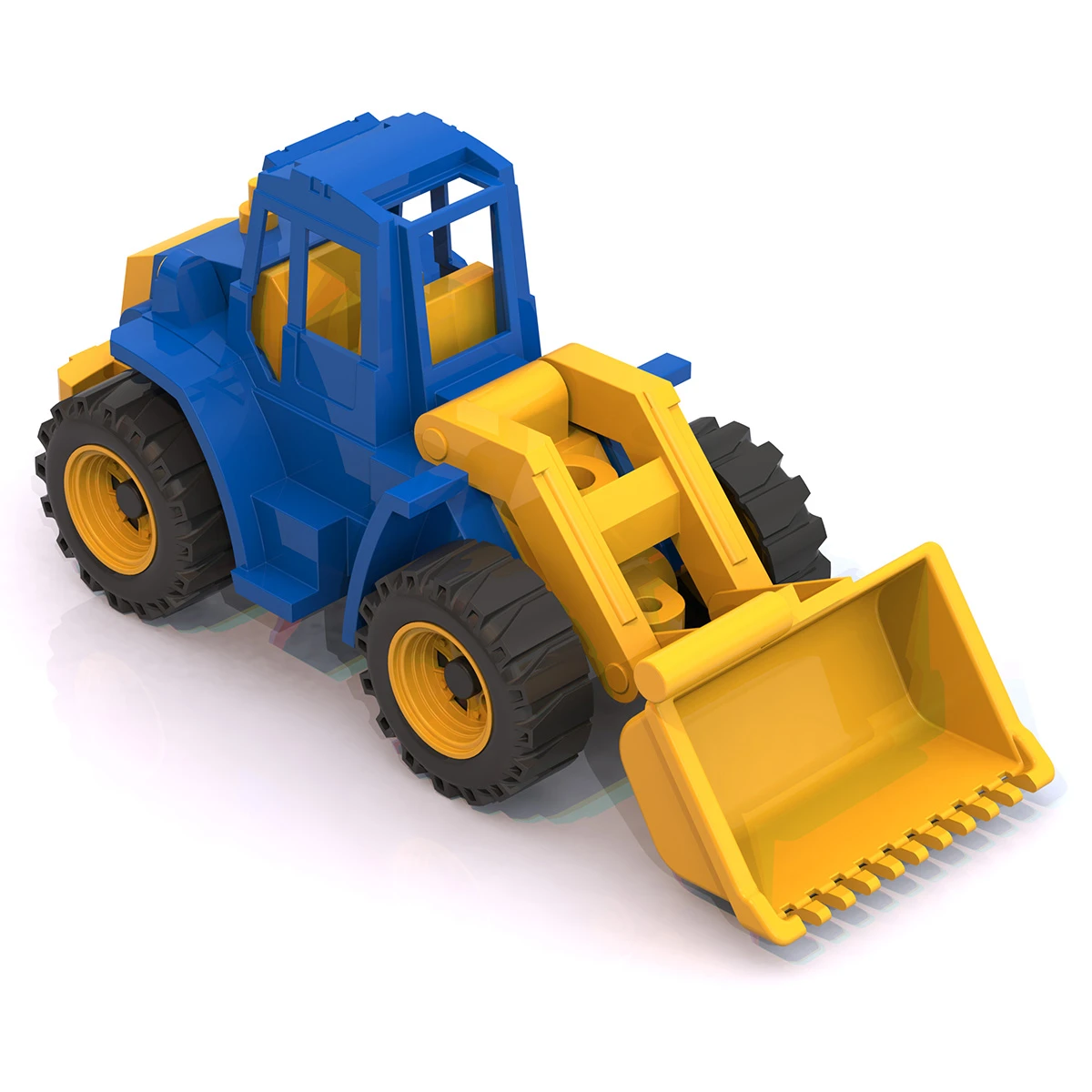 Арт.140 Трактор "Ангара" с грейдером 16х16х35,5см. Арт.140 Трактор "Ангара" с грейдером 16х16х35,5см.