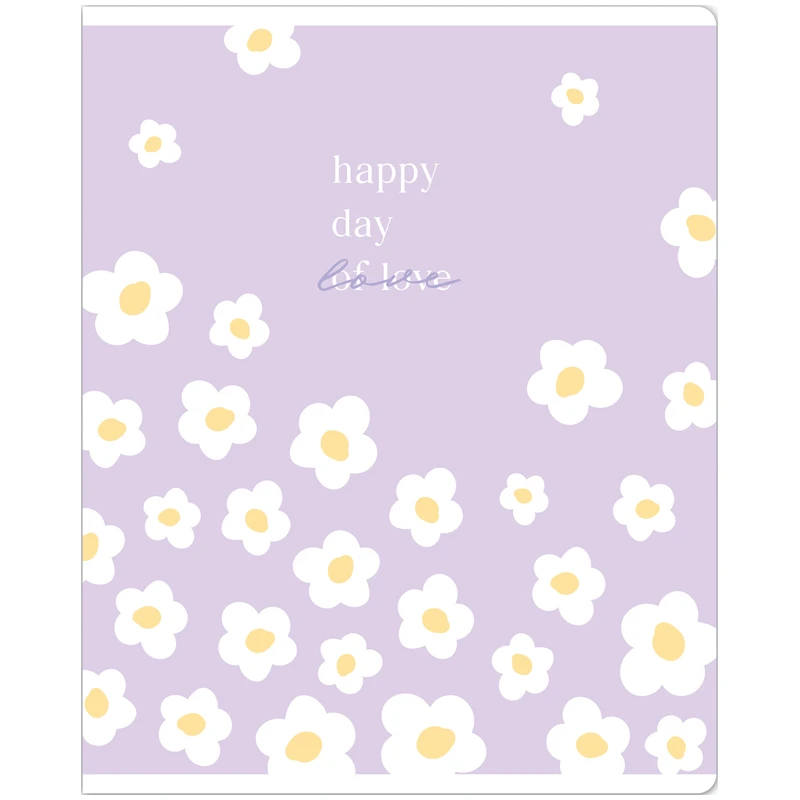 Тетрадь 48 листов, А5, клетка MESHU "Sensitive", матовая ламинация,