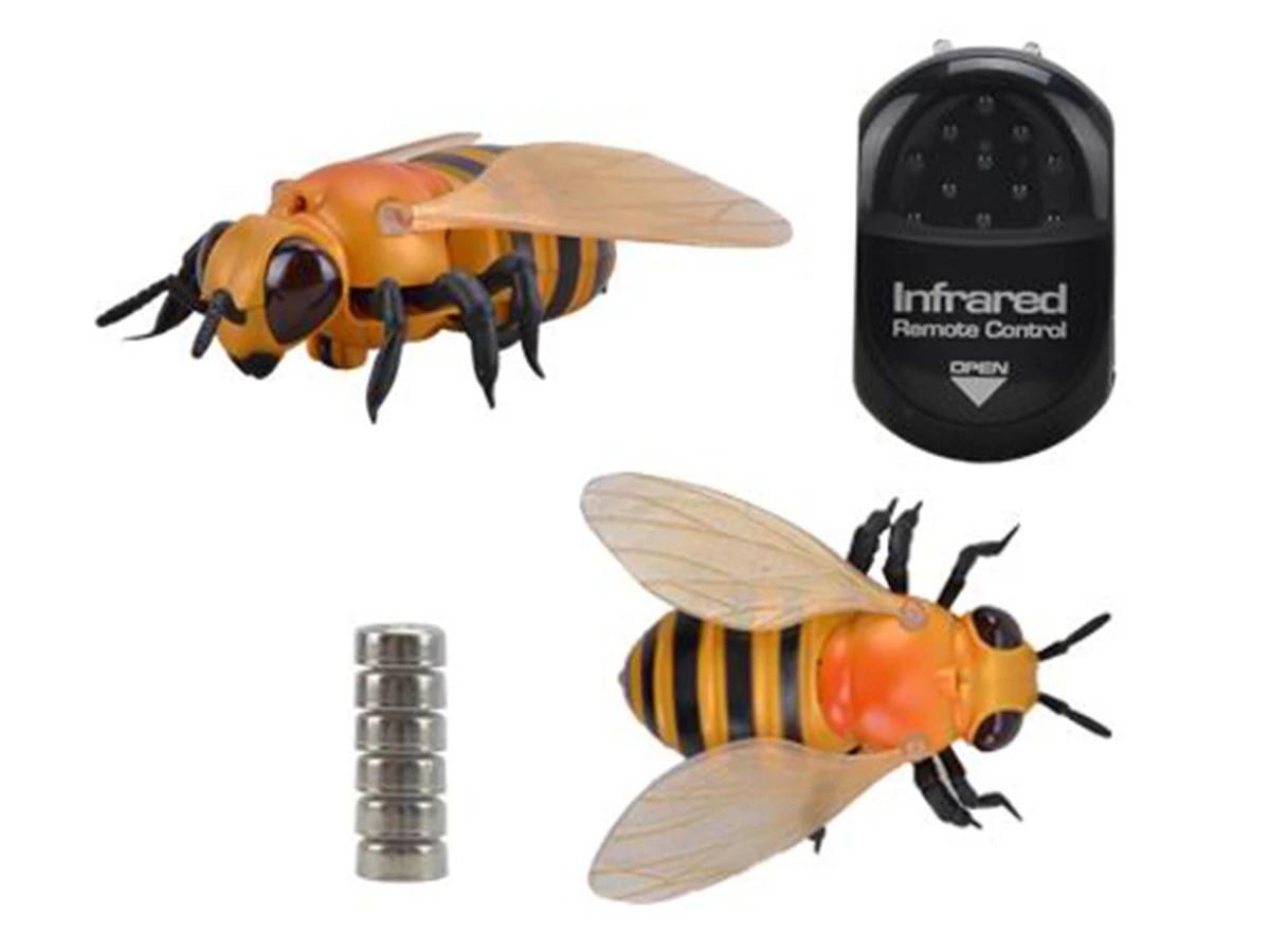 Игрушка на радиоуправлении (19см) "РОБОТ-ПЧЕЛА" (свет, пульт