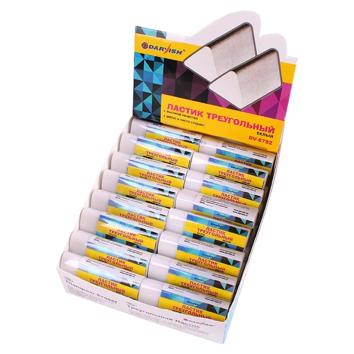 Ластик "Darvish" треугольный белый Ластик "Darvish" треугольный белый