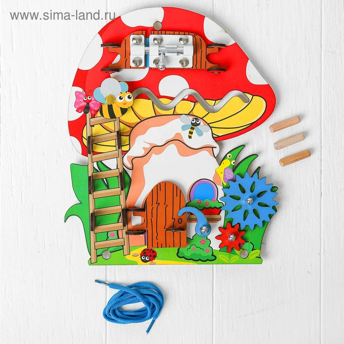 Бизиборд-мини «Грибочек», 20 23 см