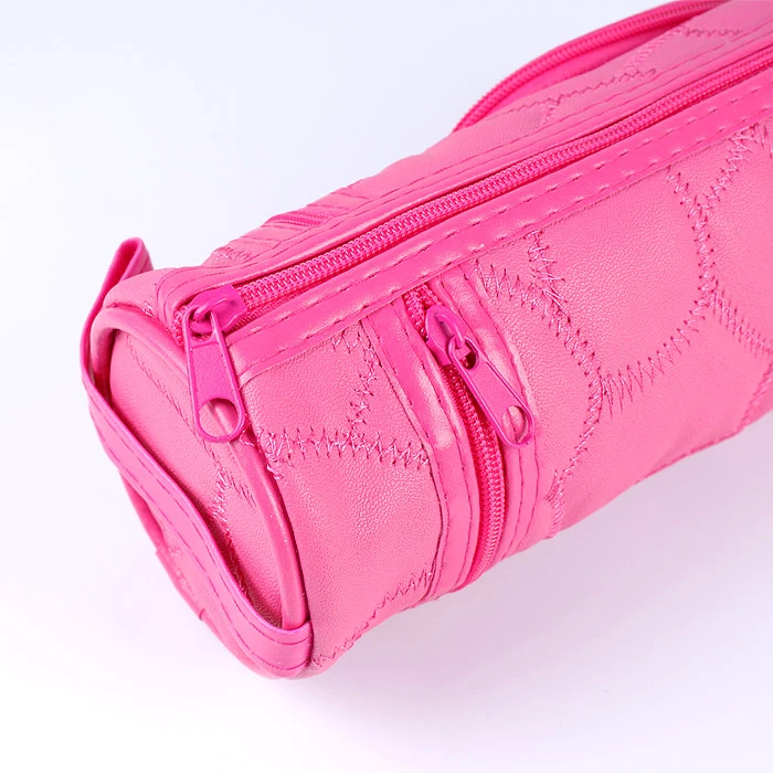 Пенал мягкий тубус "Darvish" ассорти кожзам строчка +дополнительный