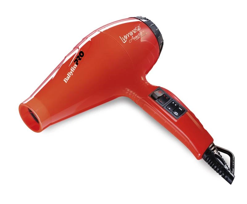 Фен BaByliss Pro Luminoso, 2100 Вт, 2 насадки, оранжевый