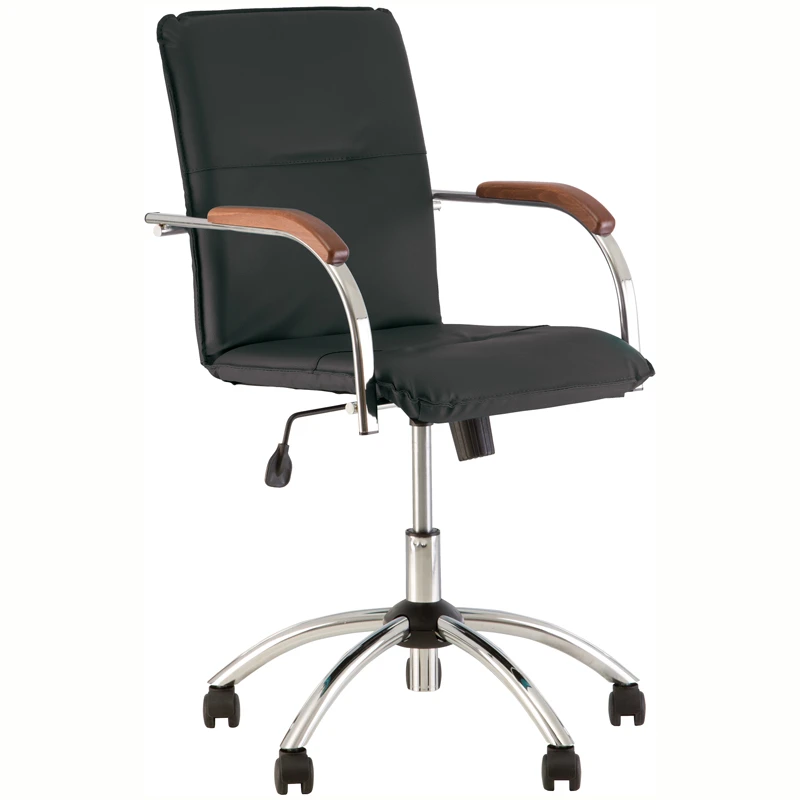 Кресло оператора Nowy Styl "Samba GTP", CH кожзам черный.