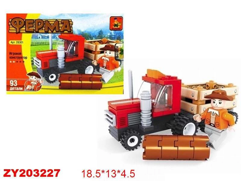 Конструктор "Ферма", 93 детали, 52577 Конструктор "Ферма", 93 детали, 52577