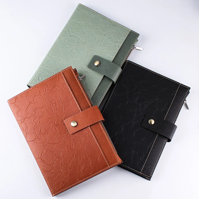 Ежедневник А5 недатиров. 120л "Darvish" обложка к/з (3 цвета) на